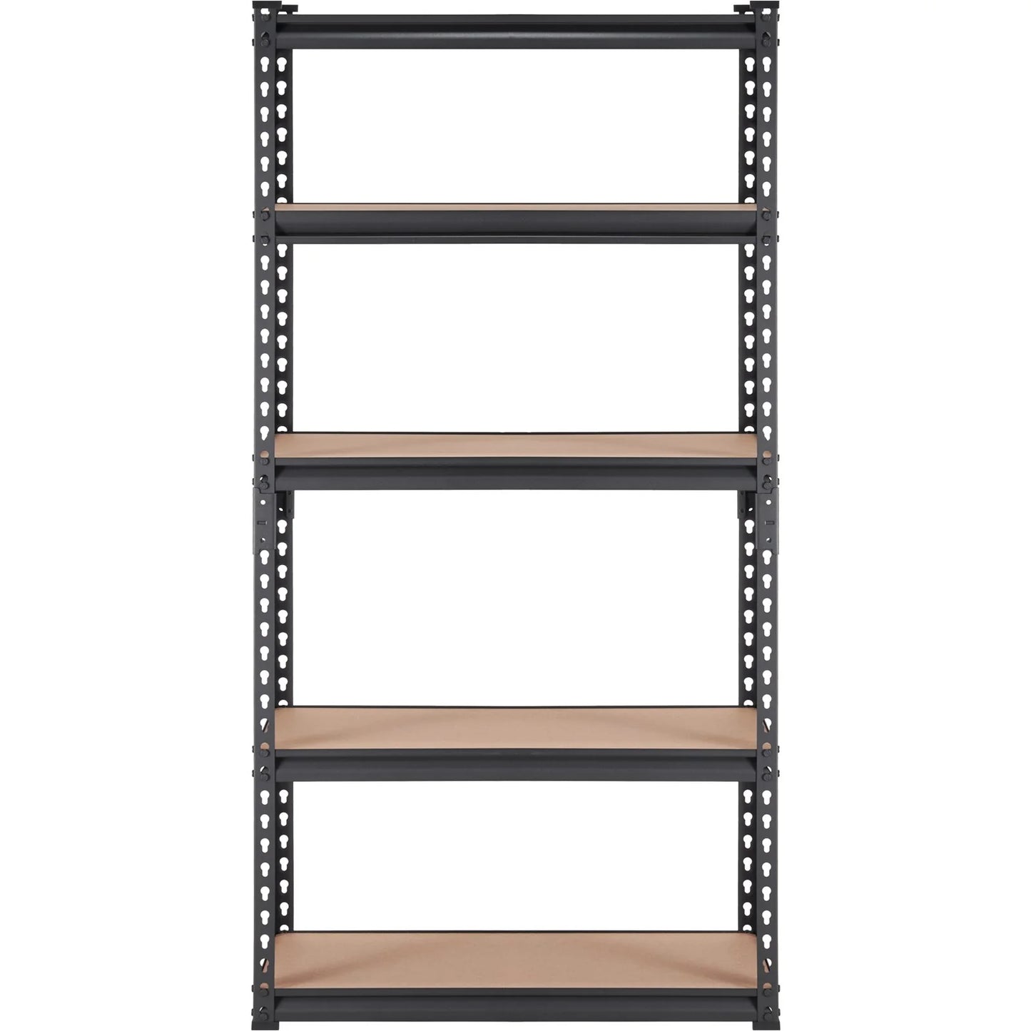 VEVOR Storage Shelving Unit, 5-Tier Adjustable, 2000 Lbs Capacity, Heavy Duty Garage Shelves Metal Organizer Utility Rack, Black, 30 L X 12 W X 60 H for Kitchen Pantry Basement Bathroom Laundry