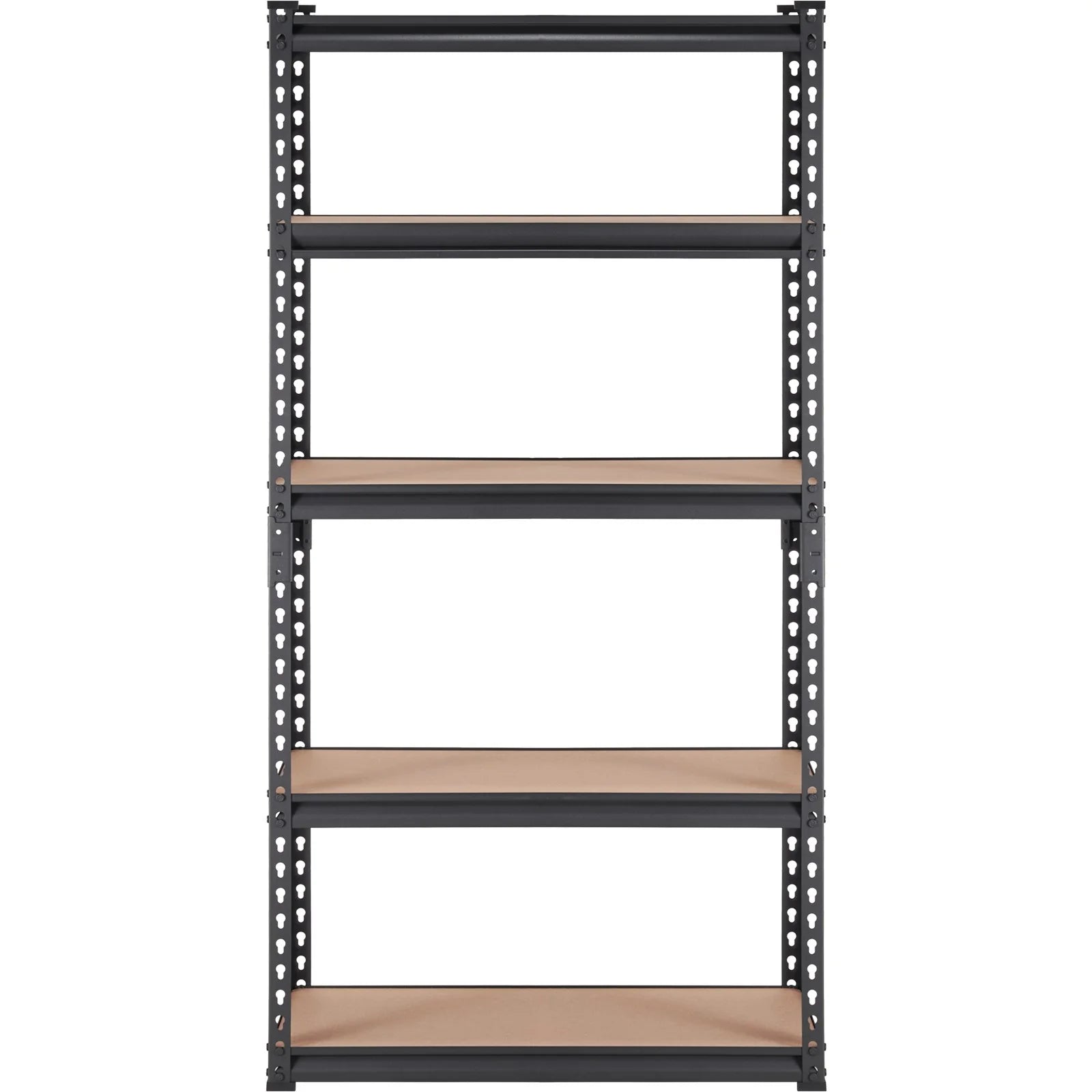 VEVOR Storage Shelving Unit, 5-Tier Adjustable, 2000 Lbs Capacity, Heavy Duty Garage Shelves Metal Organizer Utility Rack, Black, 30 L X 12 W X 60 H for Kitchen Pantry Basement Bathroom Laundry