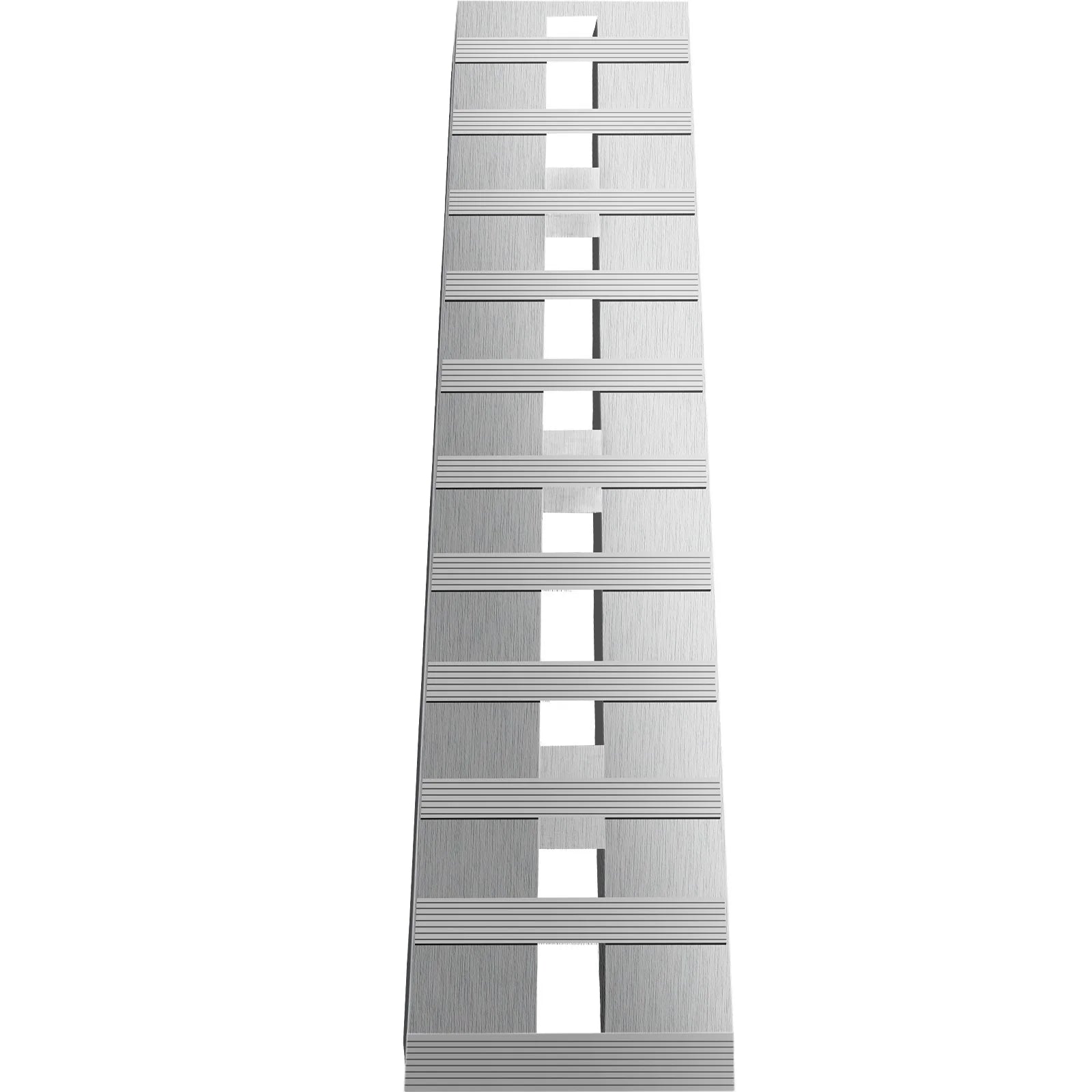 VEVOR 60'' X 12'' X 2.5''Aluminum Trailer Ramps 6000LBS Total Beavertail Hook End 1 Pair 2 Ramps